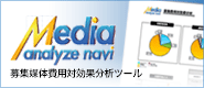 ��W�}�̔�p�Ό��ʕ��̓c�[���uMedia Analize Navi�i���f�B�A�i���C�Y�i�r�j�v